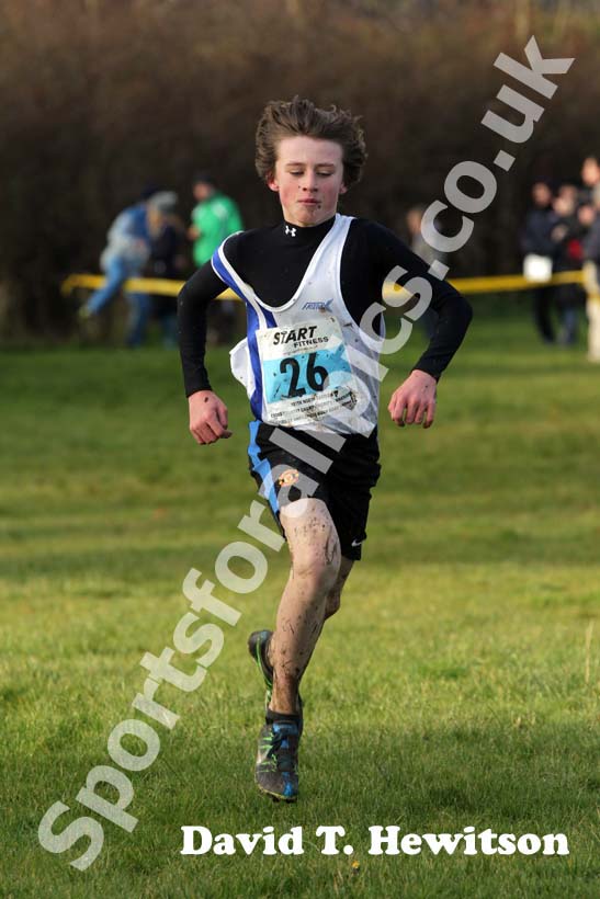 Blue 26 boys 2012 North East Championships, Summerhill Country Park, Hartlepool.
